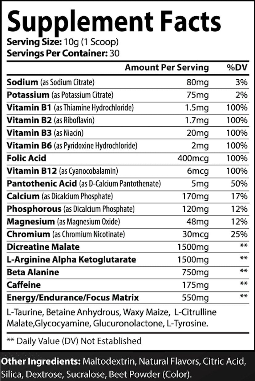 Pre Workout - Franco Fit Mundial